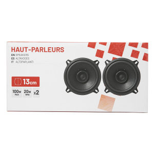 Lot de 2 haut-parleurs 13cm 100W