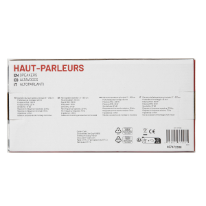 Lot de 2 haut-parleurs 13cm 100W