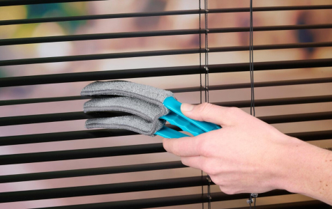 Microfibre anti-poussière pour grille d'aération