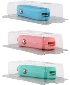 Chargeur allume-cigare 2A 1 Usb Jelly (coloris assortis)